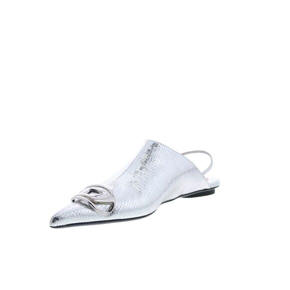 Diesel Womens D-Venus B Silver Shoes (NWT) - Picture 4 of 7